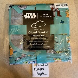 Star Wars Grogu & Friends Little Sleepies Cloud Blanket